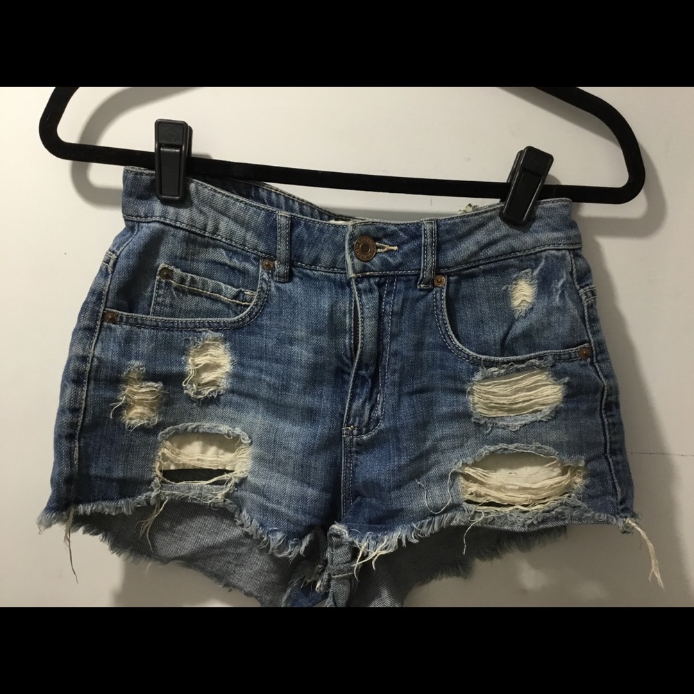 Garage denim shorts
